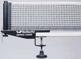Butterfly National League Table Tennis Net and Post set