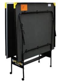 Stiga Legacy ping pong table review - table folded